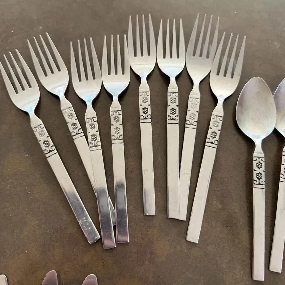 Northland DANISH FLING Stainless Flatware MCM Replacement Pcs 33 Japan